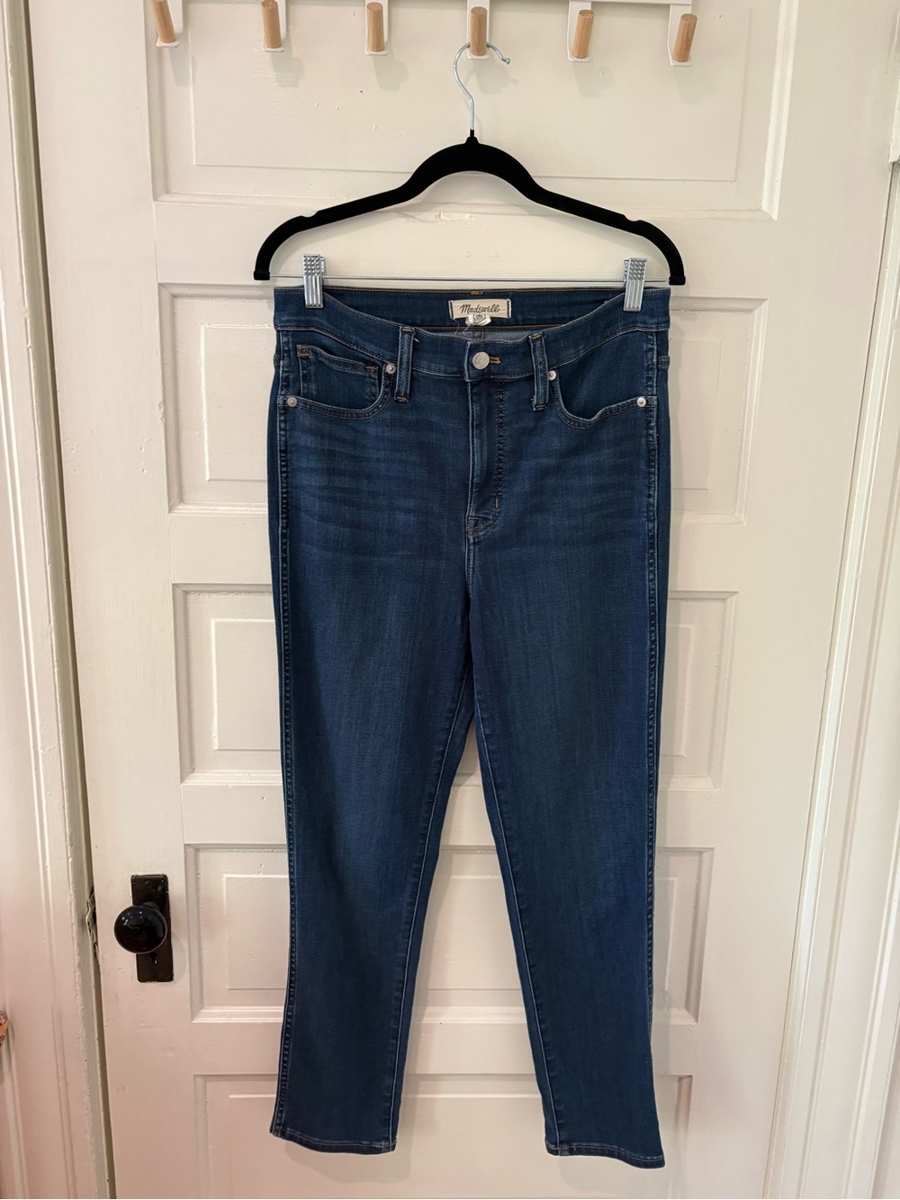 Madewell Stovepipe Jeans - Dark Blue